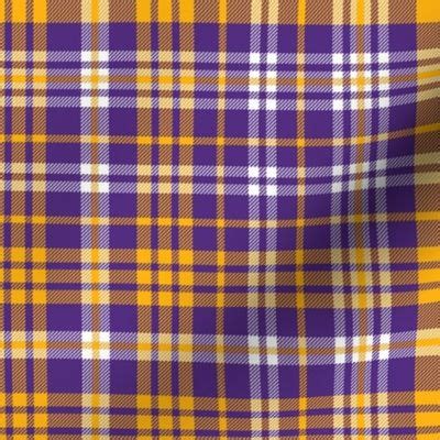 purple and gold plaid fabric